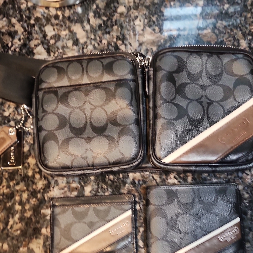 Assorted Mens Bags And Wallets.